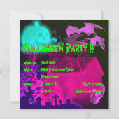 Eerlijke Halloween Haunted Barn - Wees moedig Kaart (Achterkant)