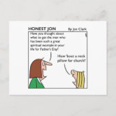 Eerlijke Jon grappige Vaderdag kaart (Voorkant)