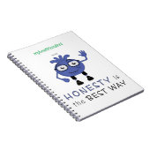 Eerlijke laptop notitieboek (Rechterzijde)