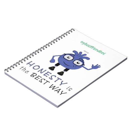 Eerlijke laptop notitieboek (Linkerzijde)