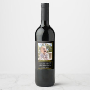 Eerlijke Leraar Present Wine Label, Geniet Ervan Wijn Etiket