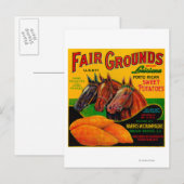 Eerlijke redenen Yam LabelBreaux Bridge, LA Briefkaart (Voorkant / Achterkant)