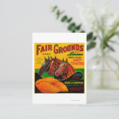 Eerlijke redenen Yam LabelBreaux Bridge, LA Briefkaart (Staand voorkant)