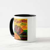 Eerlijke redenen Yam LabelBreaux Bridge, LA Mok (Voorkant links)