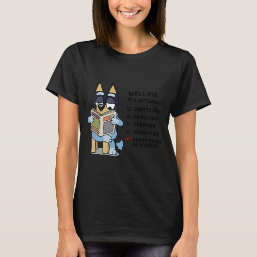 Eerlijke schaal t-shirt (Voorkant)
