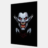 Eerlijke Vampier Gezicht Acryl Teken Acryl Bord (Hoek)