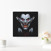 Eerlijke Vampier Gezicht Muur Klok (Huis)