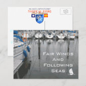 Eerlijke winden en volgende Zeeen: Begrijp goed Briefkaart (Voorkant / Achterkant)