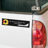 Eerlijke winden en volgende Zeeen. Bumpersticker (Op Truck)