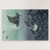 Eerlijke winden en volgende Zeeen Puzzle Legpuzzel (Horizontaal)