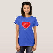 Eerlijke woorden van een Beiers meisje T-shirt (Voorkant volledig)