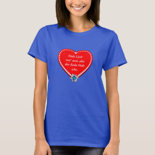 Eerlijke woorden van een Beiers meisje T-shirt