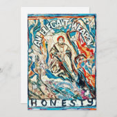 Eerlijkheid, een elegant wapen feestdagenkaart (Voorkant / Achterkant)