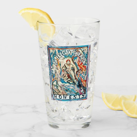 Eerlijkheid, een elegant wapen. glas (Voorkant ijs)