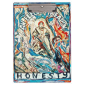 Eerlijkheid, een elegant wapen. klembord (Voorkant)