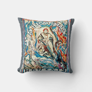 Eerlijkheid, een elegant wapen. kussen