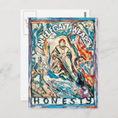 Eerlijkheid, een elegant wapen voor beschaafde tij briefkaart (Voorkant / Achterkant)