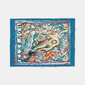 Eerlijkheid, een elegant wapen voor beschaafde tij fleece deken (Voorkant (Horizontaal))