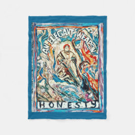 Eerlijkheid, een elegant wapen voor beschaafde tij fleece deken