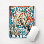 Eerlijkheid, een elegant wapen voor beschaafde tij muismat (Met muis)