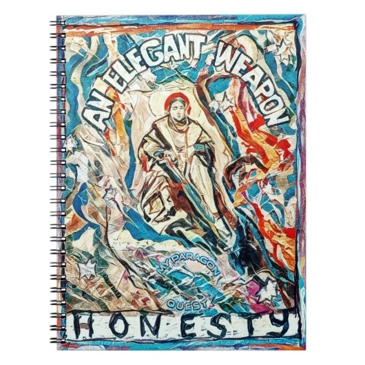 Eerlijkheid, een elegant wapen voor beschaafde tij notitieboek (Voorkant)