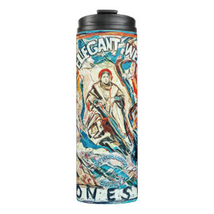 Eerlijkheid, een elegant wapen voor beschaafde tij thermosbeker