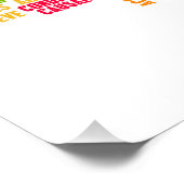 Eerlijkheid en betrouwbaarheid van een persoon poster (Hoek)