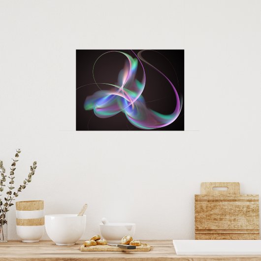 Eerlijkheid Fractal Poster (Keuken)