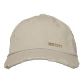 Eerlijkheid Geborduurde Pet (Voorkant)