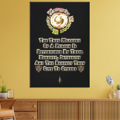 Eerlijkheid Integriteit Respect MXT Canvas Afdruk (Insitu (Woonkamer))