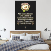 Eerlijkheid Integriteit Respect MXT Canvas Afdruk (Insitu (Slaapkamer))