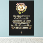 Eerlijkheid Integriteit Respect MXT Canvas Afdruk (Insitu (Houten vloer))