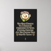 Eerlijkheid Integriteit Respect MXT Canvas Afdruk (Voorkant)