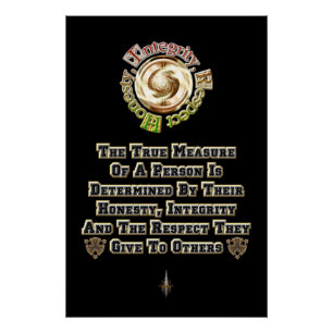 Eerlijkheid Integriteit Respect MXT Perfect Poster