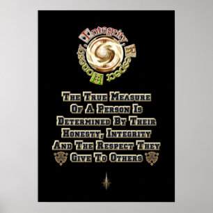 Eerlijkheid Integriteit Respect MXT Poster