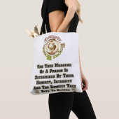 Eerlijkheid Integriteit Respect MXT Tote Bag (Dichtbij)