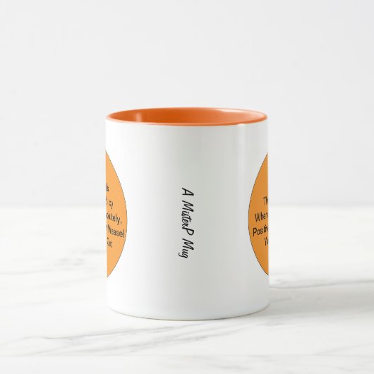 Eerlijkheid is het beste beleid - een MisterP-Mok Mok (Midden)