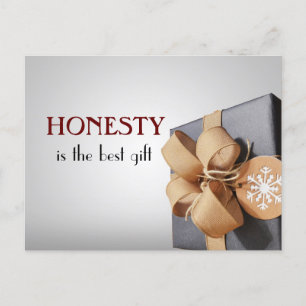 Eerlijkheid is het beste geschenk briefkaart