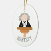 Eerlijkheid Keramisch Ornament (Links)