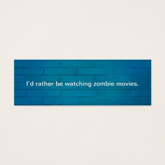 Eerlijkheid Mini Visitekaartjes (Voorkant)