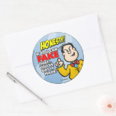 Eerlijkheid Ronde Sticker (Envelop)