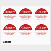 Eerlijkheid Sticker (Vel)