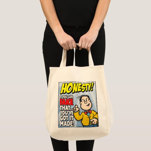 Eerlijkheid Tote Bag (Voorkant (product))