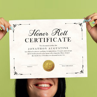 Eerlijst Certificaat Poster