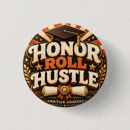 Eerlijst Hustle Afstudeerontwerp Ronde Button 3,2 Cm