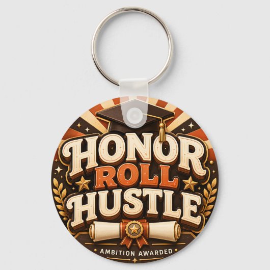 Eerlijst Hustle Afstudeerontwerp Sleutelhanger (Voorkant)