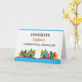 Eerlijst! Persoonlijk rapport Congrats! Kaart (Gele Bloem)
