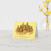 Eerst Afrikaanse Amerikaanse Senator & Kaart (Gele Bloem)