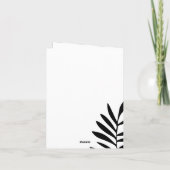 Eerst alles: Moederdag Leafy Green Kaart (Achterkant)