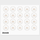 Eerst Beary Ronde Sticker (Vel)